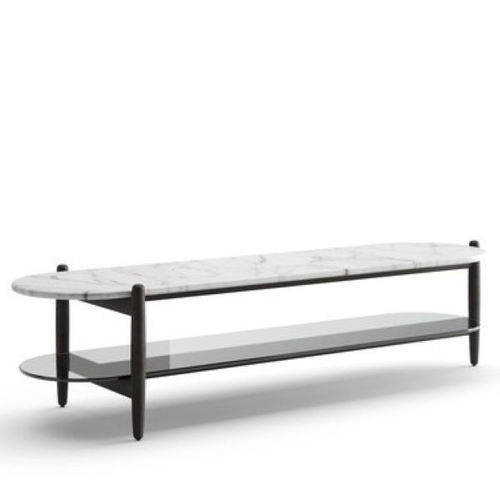 Tavolino basso contemporaneo - SOPRANO - Praddy Unipessoal lda - in legno / in rovere / in vetro