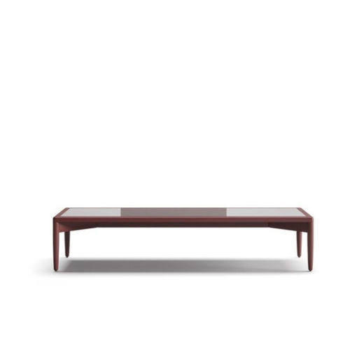 Tavolino basso contemporaneo - SOPRANO III - Praddy Unipessoal lda - in legno / in marmo / con supporto in legno