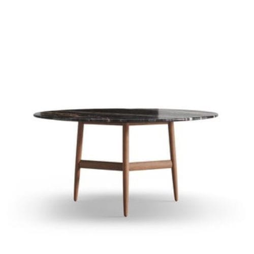 Tavolo da pranzo contemporaneo - SOPRANO II - Praddy Unipessoal lda - in legno / in noce / in marmo
