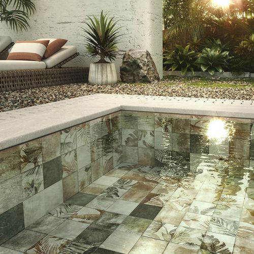 Piastrella in ceramica - TROPIC - ZYK - opaca / da interno / da esterno