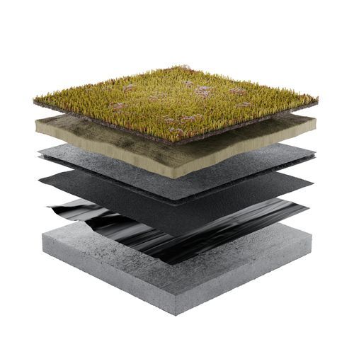 Sistema per giardino pensile estensivo - STORMWATER - Urbanscape - per tetto piano / per tetto piano / a tenuta stagna
