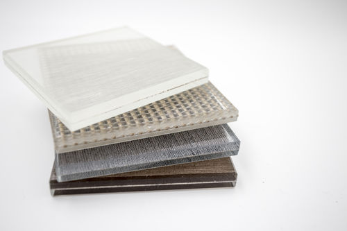 Pannello in vetro di protezione solare - SATINAL SPA - di sicurezza / laminato / decorato