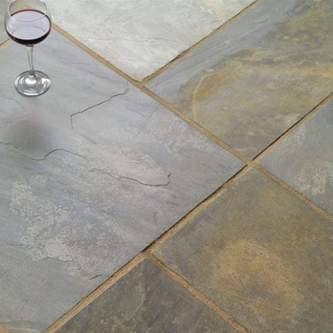 Pavé in ardesia - RUSTIC - Castacrete - da esterno / da interno