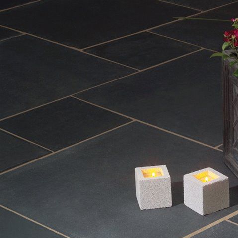 Pavé in pietra calcarea - BLACK LIMESTONE SERIES - Castacrete - da esterno / da interno