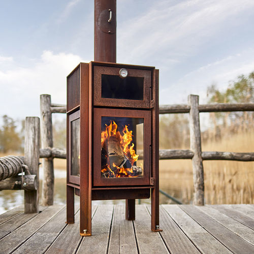 Forno a pizza per uso residenziale - Quercus - RB73 - a legna / a libera installazione / singolo