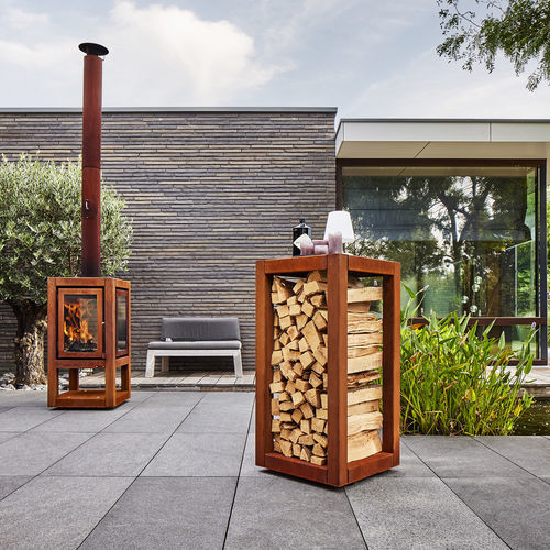 Tettoia per stoccaggio legna - Quarubox - RB73