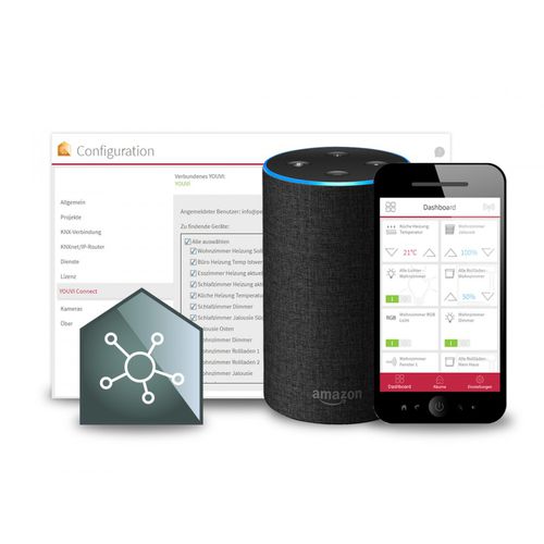 Software di gestione luci - YOUVI CONNECT - PEAKnx - di monitoraggio / plug-in / per impianto domotico
