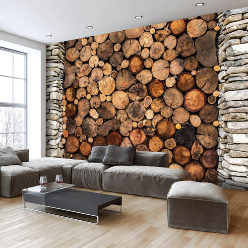 Carta da parati contemporanea - GATE - WALL DESIGNERS - a motivi / aspetto legno / in tessuto non tessuto