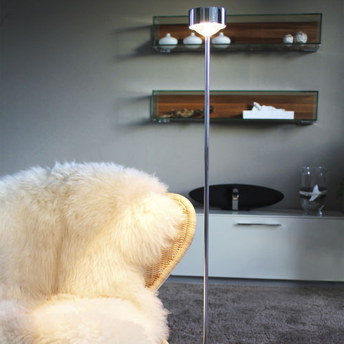 Lampada da terra - PUK EYE FLOOR - Top Light GmbH & Co. KG. - in metallo / in vetro / contemporanea