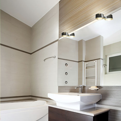 Specchio da bagno a muro - PUK FIX - Top Light GmbH & Co. KG. - contemporaneo / rotondo / luminoso a LED