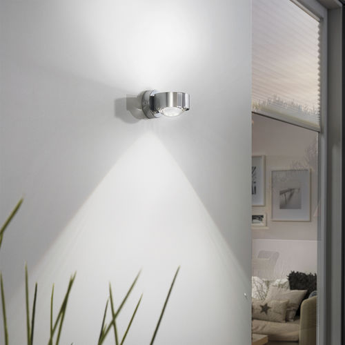 Applique contemporanea - PUK WALL OD - Top Light GmbH & Co. KG. - da esterno / in metallo / in vetro