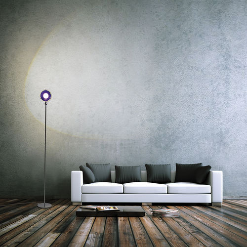Lampada da terra - PUK MAXX MIKE - Top Light GmbH & Co. KG. - in metallo / in vetro / contemporanea
