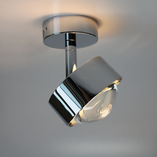 Plafoniera contemporanea - PUK TURN - Top Light GmbH & Co. KG. - rotonda / in vetro borosilicato / in metallo