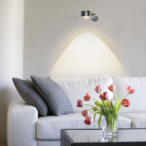 Applique contemporanea - PUK MAXX SIDE SINGLE - Top Light GmbH & Co. KG. - da interno / in metallo / in vetro