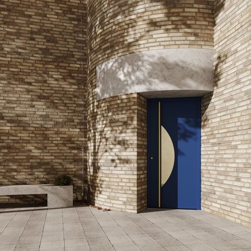 Porta d'ingresso - 85 - Finstral - in alluminio / battente / contemporanea