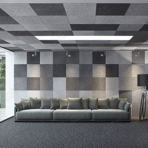 Pannello acustico per muro - KRAFT WOODACOUSTIC - KRAFT Deckensysteme Ukraine - per controsoffitto / in legno / quadrato