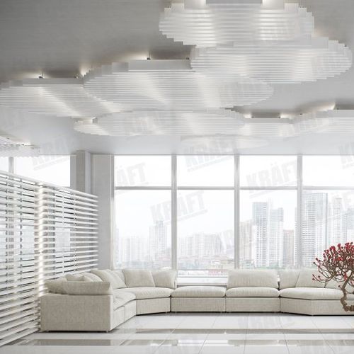Controsoffitto in metallo - KRAFT CUBE - KRAFT Deckensysteme Ukraine - a doghe / decorativo