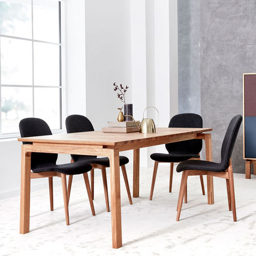 Tavolo da pranzo contemporaneo - JOINT - PBJ Design House - in rovere / in noce / in legno massiccio