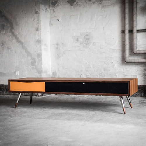 Mobile porta TV contemporaneo - STICK - PBJ Design House - lowboard / in rovere / in noce
