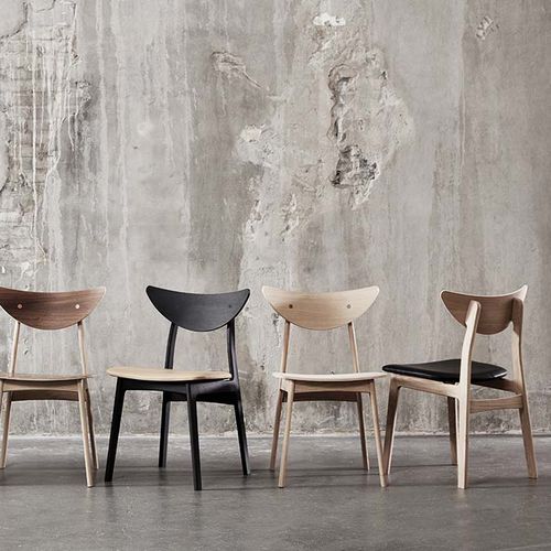 Sedia da pranzo contemporanea - CHIEF  - PBJ Design House - da interno / in tessuto / in pelle