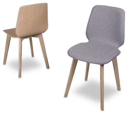 Sedia da pranzo contemporanea - EDGE CUT - PBJ Design House - da interno / in legno compensato / in feltro