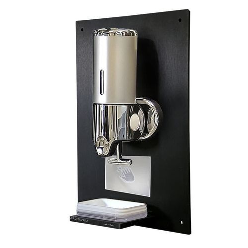 Distributore di gel igienizzante da parete - Del Barba Lavorazioni Metalli Srl - dispenser di sapone / in alluminio / per servizi sanitari