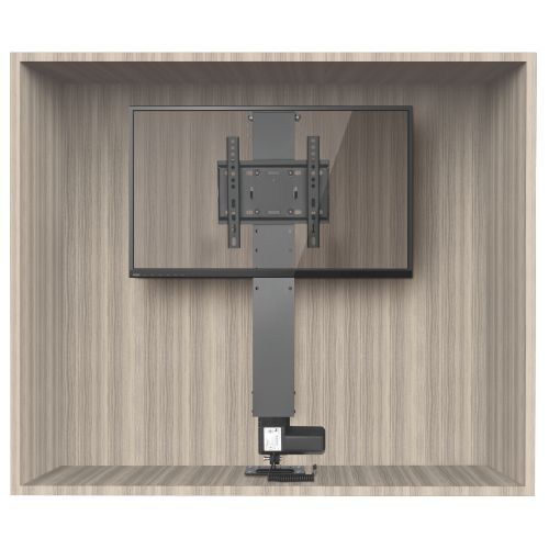 Supporto per TV da terra contemporaneo - LP62 - LUMI LEGEND CORP. - motorizzato a soffitto / in alluminio / contract