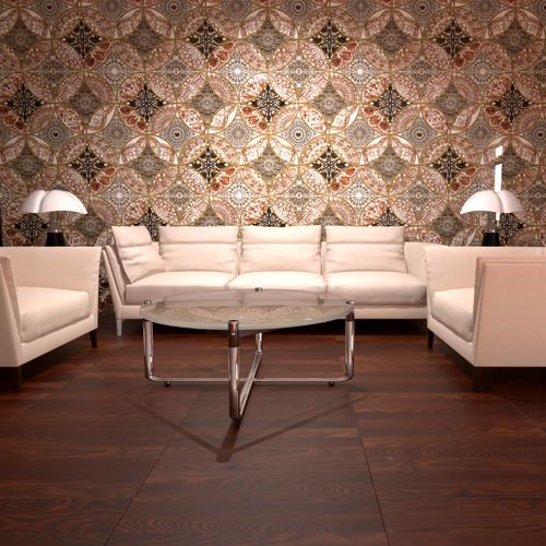 Pannello decorativo di rivestimento - ORIENTAL 3 BRAUN AND ORANGE - Crystalexe - da parete / per interni / per soffitto