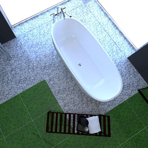 Pavimento in vetro - GRAVEL FLOOR - Crystalexe - per esterni / per ambienti umidi / per il settore terziario