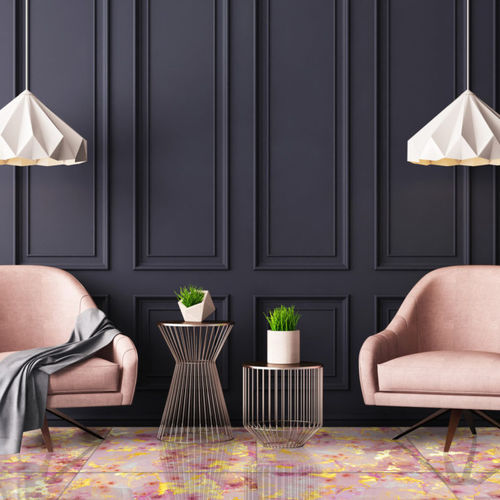 Pavimento in vetro - MURANO 1 PINK - Crystalexe - da interno / per gradini / per il settore terziario