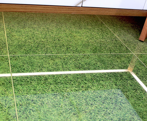 Pavimento in vetro - GRASS FLOOR - Crystalexe - per esterni / da interno / per ambienti umidi
