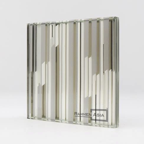 Pannello decorativo per arredamento - ZELLE - Rahmen (Asia) Limited - per interni / in vetro / contract