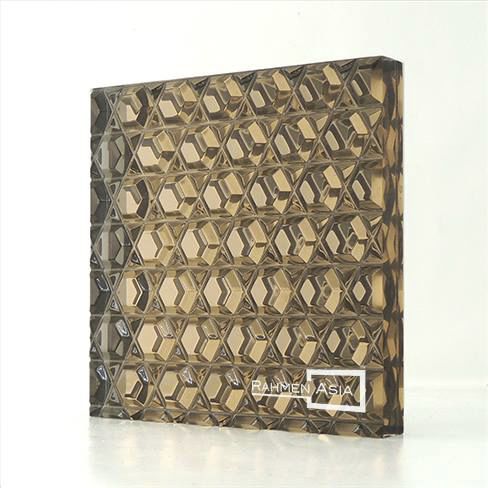 Pannello decorativo per arredamento - MUSTER - Rahmen (Asia) Limited - per interni / in vetro / contract