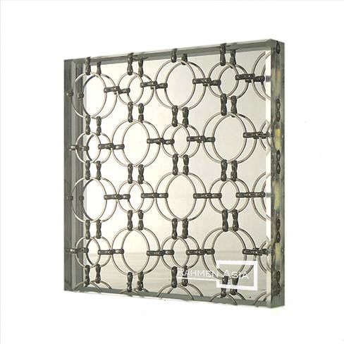 Pannello decorativo per arredamento - HIERRO - Rahmen (Asia) Limited - per interni / in vetro / contract