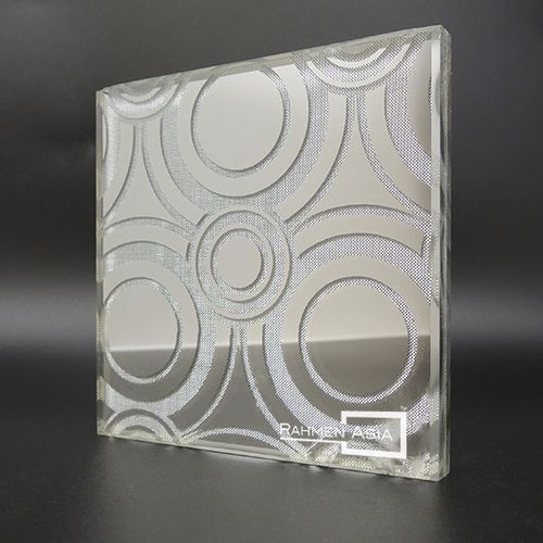 Pannello decorativo per arredamento - TOTEM U - Rahmen (Asia) Limited - da parete / per interni / in vetro