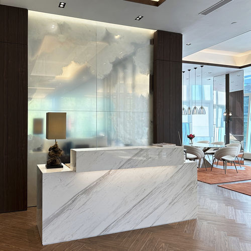 Pannello in vetro di sicurezza - R20Y127Y - Rahmen (Asia) Limited - laminato / decorato / opaco