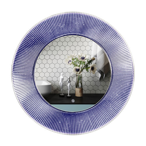 Specchio a muro - RMRYSJLL1103Y800LF - Rahmen (Asia) Limited - contemporaneo / rotondo / viola