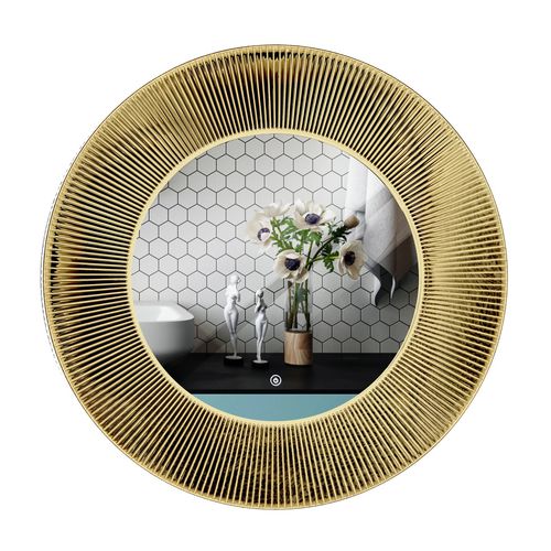 Specchio a muro - RMRYSJJS11Y800G15LF - Rahmen (Asia) Limited - contemporaneo / rotondo / dorato