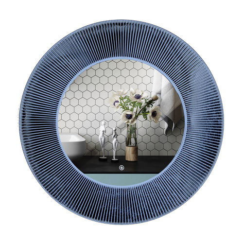 Specchio a muro - RMRYSJJS11Y1200G8LF - Rahmen (Asia) Limited - contemporaneo / rotondo / blu