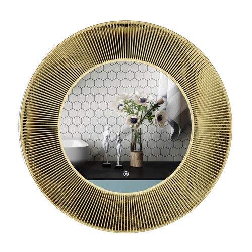 Specchio a muro - RMRYSJJS11Y1200G15LF - Rahmen (Asia) Limited - contemporaneo / rotondo / dorato
