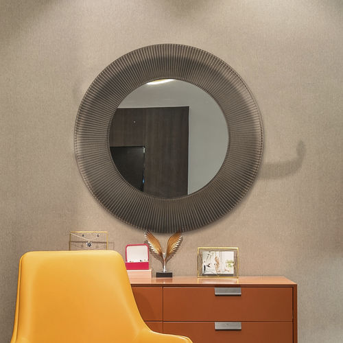 Specchio a muro - RMRYSJJS11Y800G5LF - Rahmen (Asia) Limited - contemporaneo / rotondo / grigio