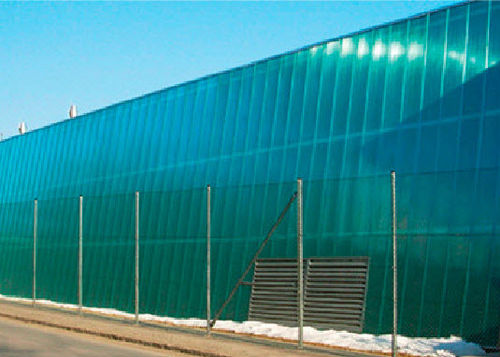 Lastra in policarbonato per rivestimento di facciata - SUN MODUL® - AKRAPLAST - isolante / traslucida