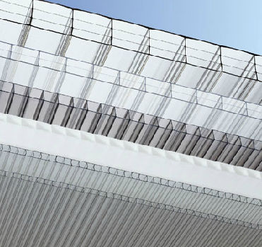 Lastra in policarbonato per rivestimento di facciata - AKRA®THERM - AKRAPLAST - per coperture / con pannelli con protezione UV / traslucida