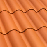 Tegola a scorrimento - S - Cerámica Verea, S.A. - in terracotta / grande / rossa