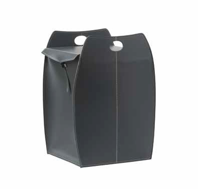 Cesto per biancheria in pelle - PAUL - Limac Design®