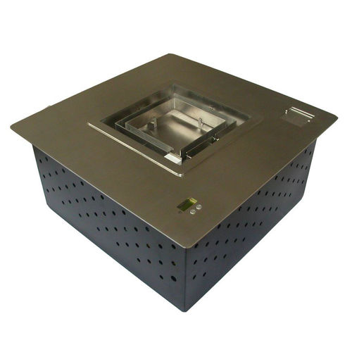 Bruciatore a bioetanolo quadrato - IBC50 - Cheminée sur mesure - France - da incasso