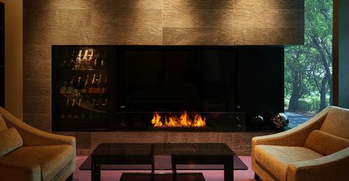 Camino a gas - ECOSMART FIRE XL1200 - Cheminée sur mesure - France - a bioetanolo / da incasso / Faccia singola