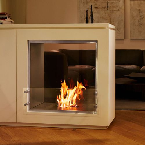 Camino a bioetanolo - ECOSMART FIRE FIREBOX 650DB - Cheminée sur mesure - France - da incasso / a 2 facciate / con focolare aperto