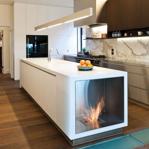Camino a bioetanolo - ECOSMART FIRE FIREBOX 650SS - Cheminée sur mesure - France - da incasso / Faccia singola / con focolare chiuso