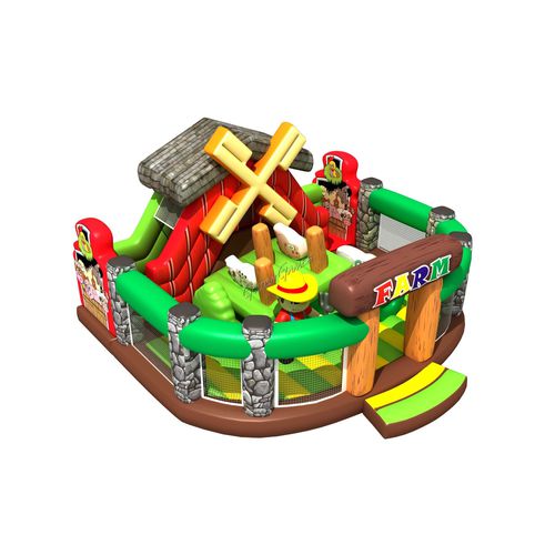 Struttura ludica per parco giochi - THE FARM PLAYLAND - GOLDEN GAMES SRL - in materia plastica / gonfiabile